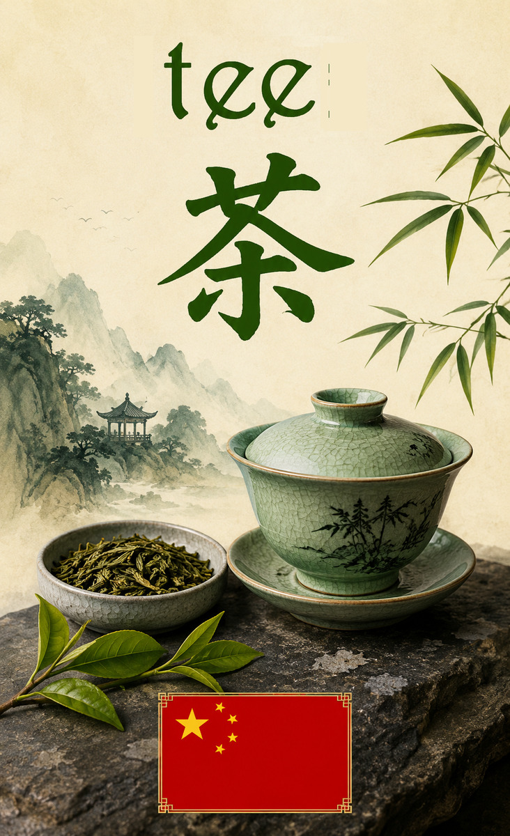 Tee aus China : grüner Tee, Oolong Tee, Schwarzer Tee, Weißer Tee, Gelber Tee, Pu Erh Tee / "Dunkler Tee"